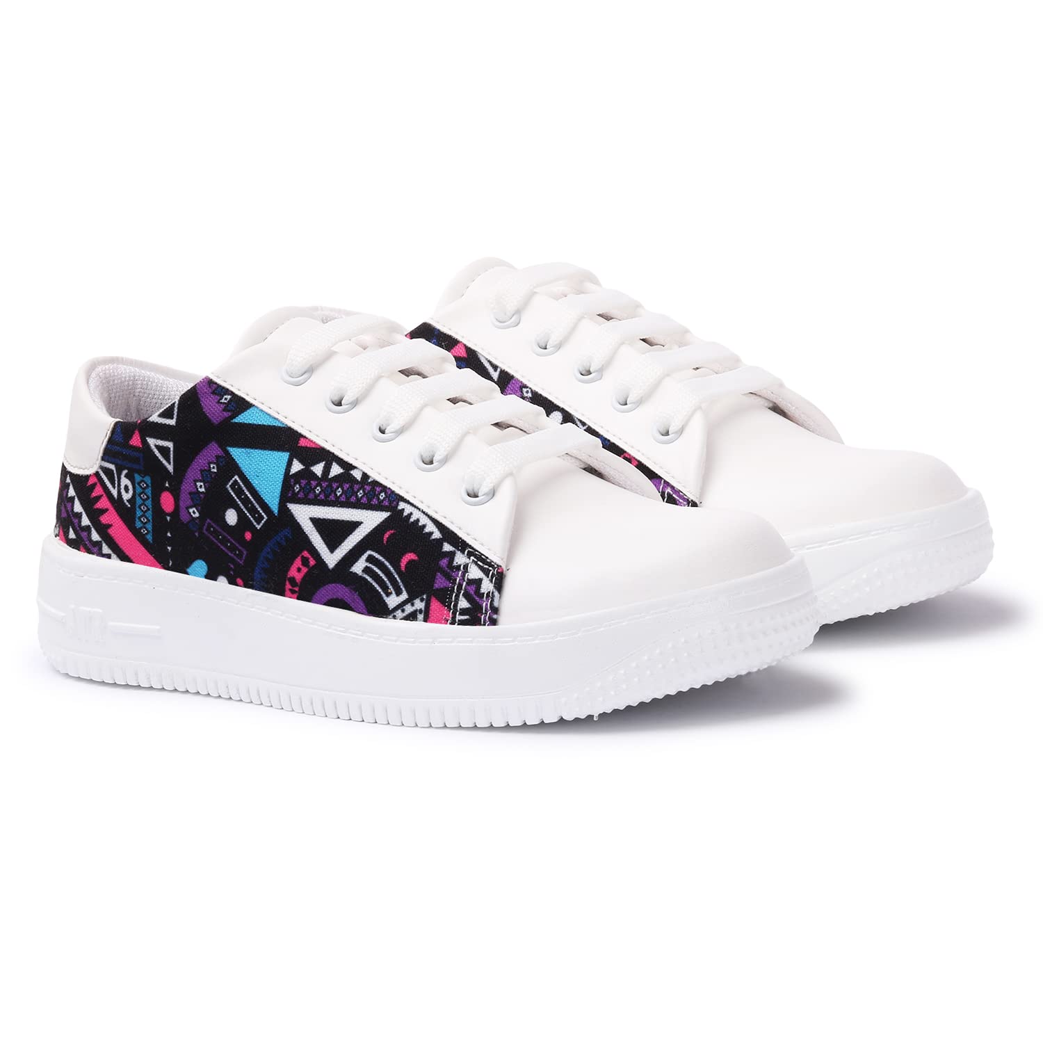 RealToes Introducing Fashionable Collection of Printed Casual Canvas Sneakers for Ladies, Girls, and Women (Blue-38) (B0B5N1LRK3) Amazon Price History, Amazon Price Tracker