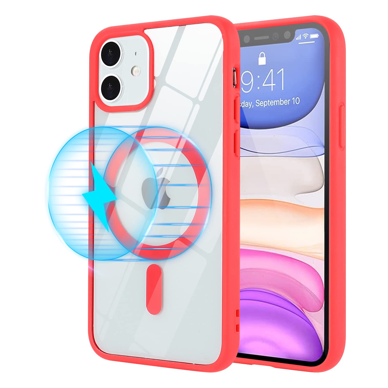 Amazon.co.jp: Lipvina iPhone13ケース Magsafe対応 米軍MIL規格クリア
