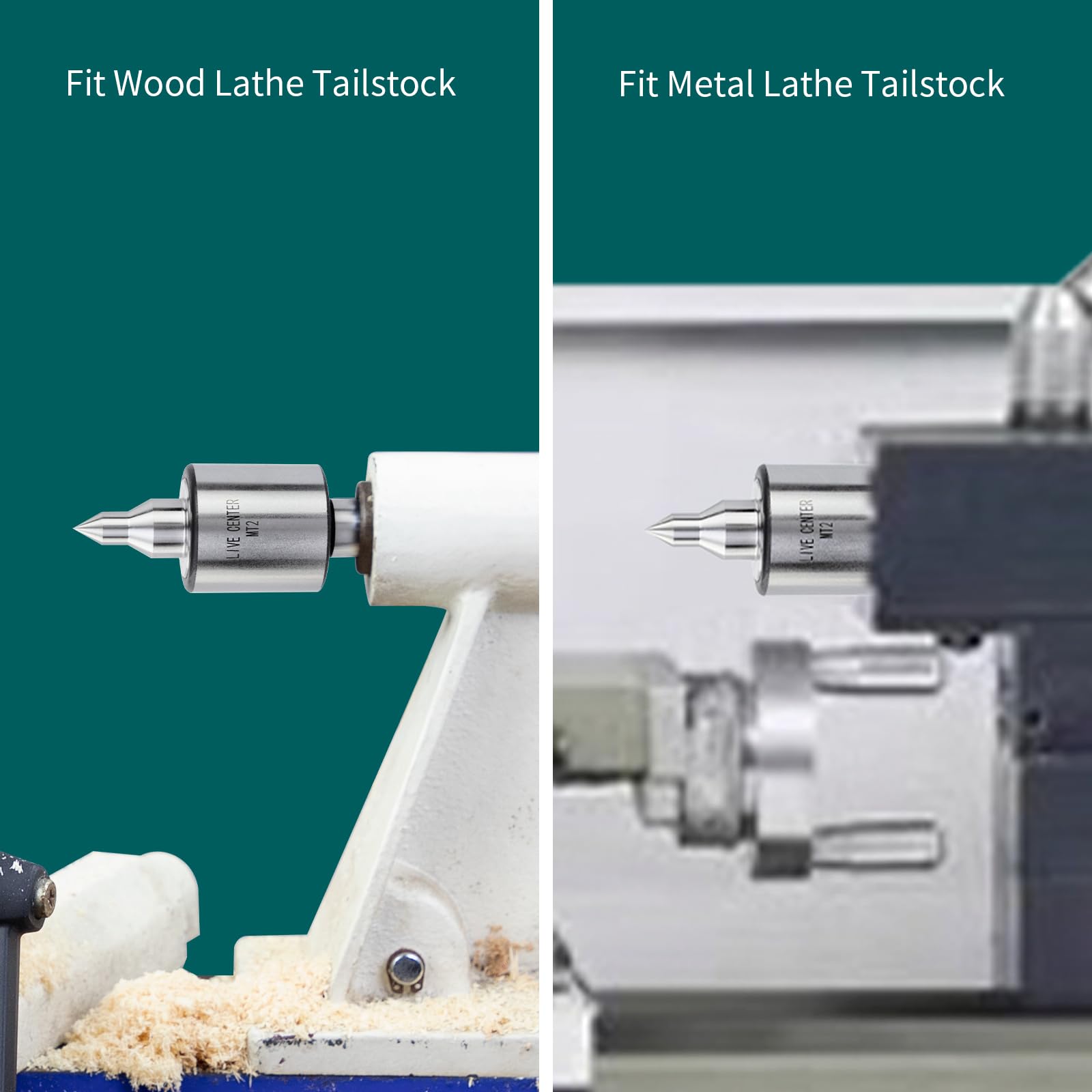 MT2 Live Tailstock Center - Precision Lathe Tool -3