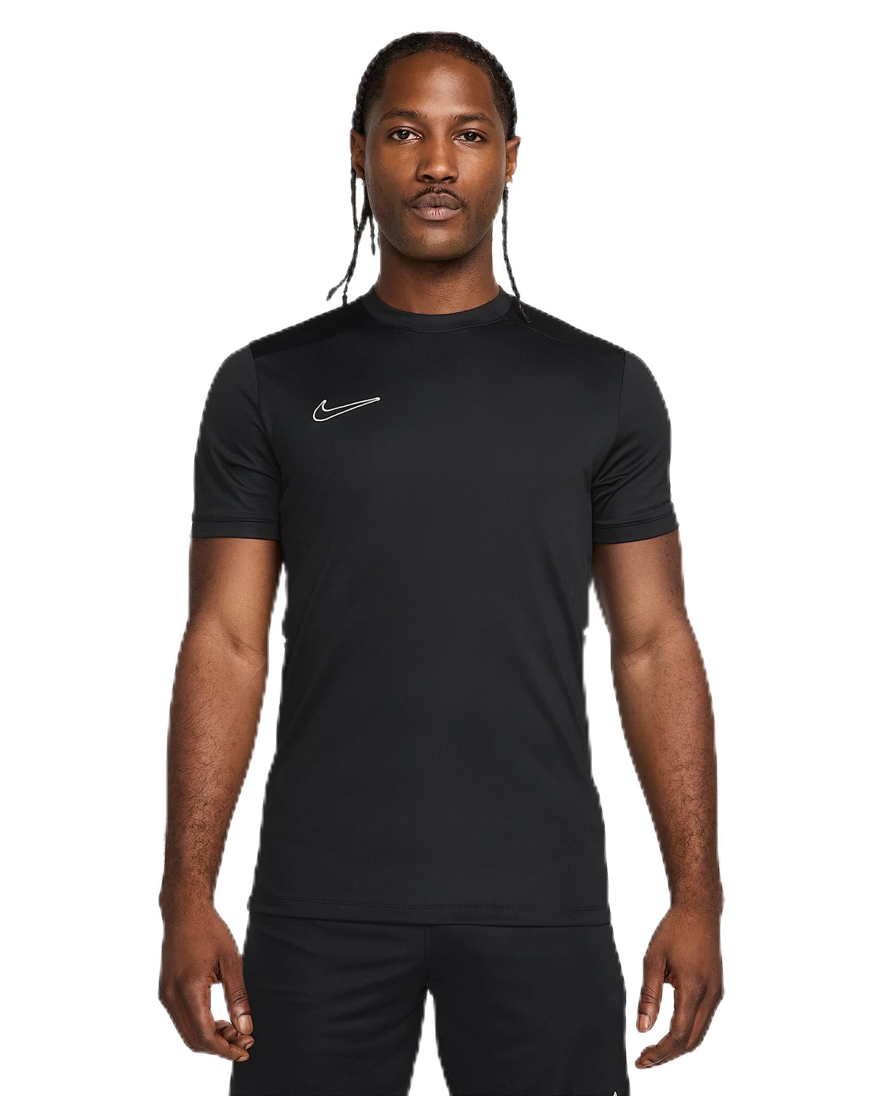 Nike Men's M Nk Df Acd25 Ss Top Br, Black/Black/White/White, M