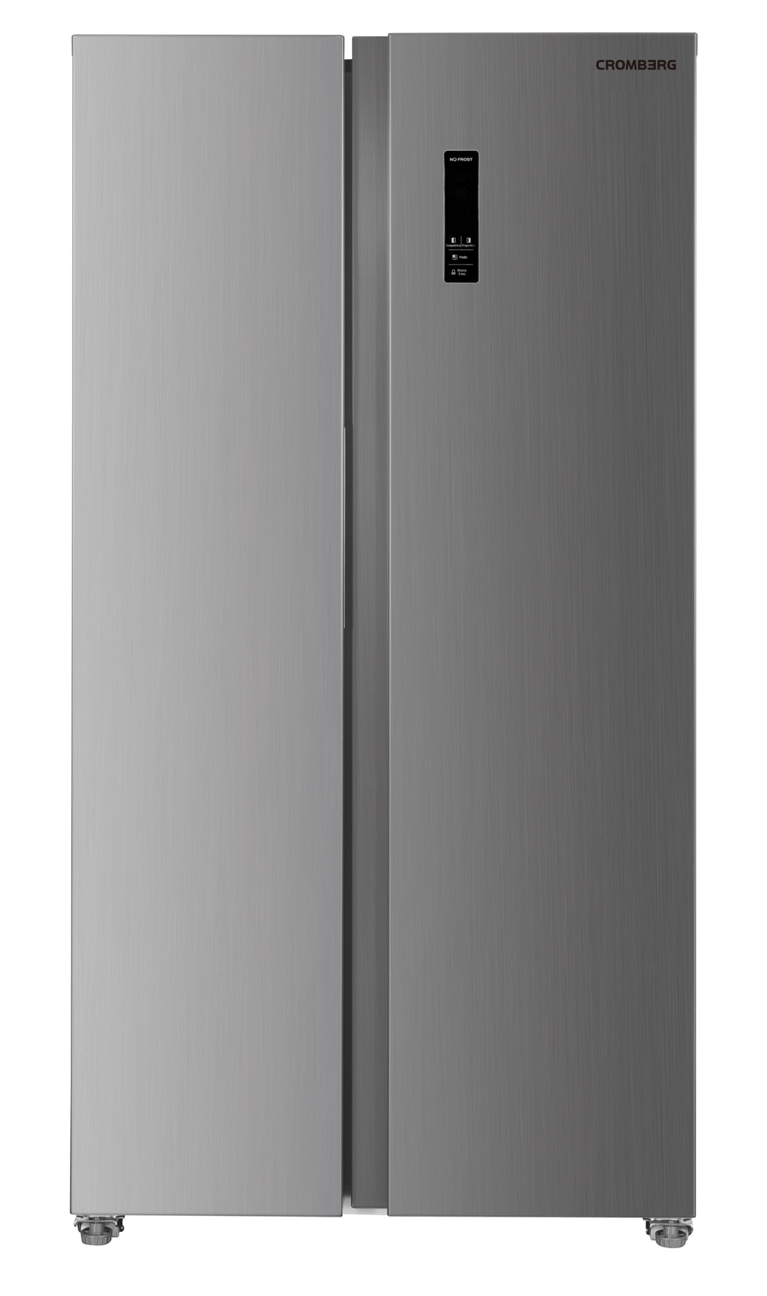 HRH 2P 55N SX Frigorifero Americano Side-by-Side, Total No Frost, 442L, display esterno il soft touch, Classe Energetica E, Altezza 177cm, Larghezza 91cm, Profondità 59cm