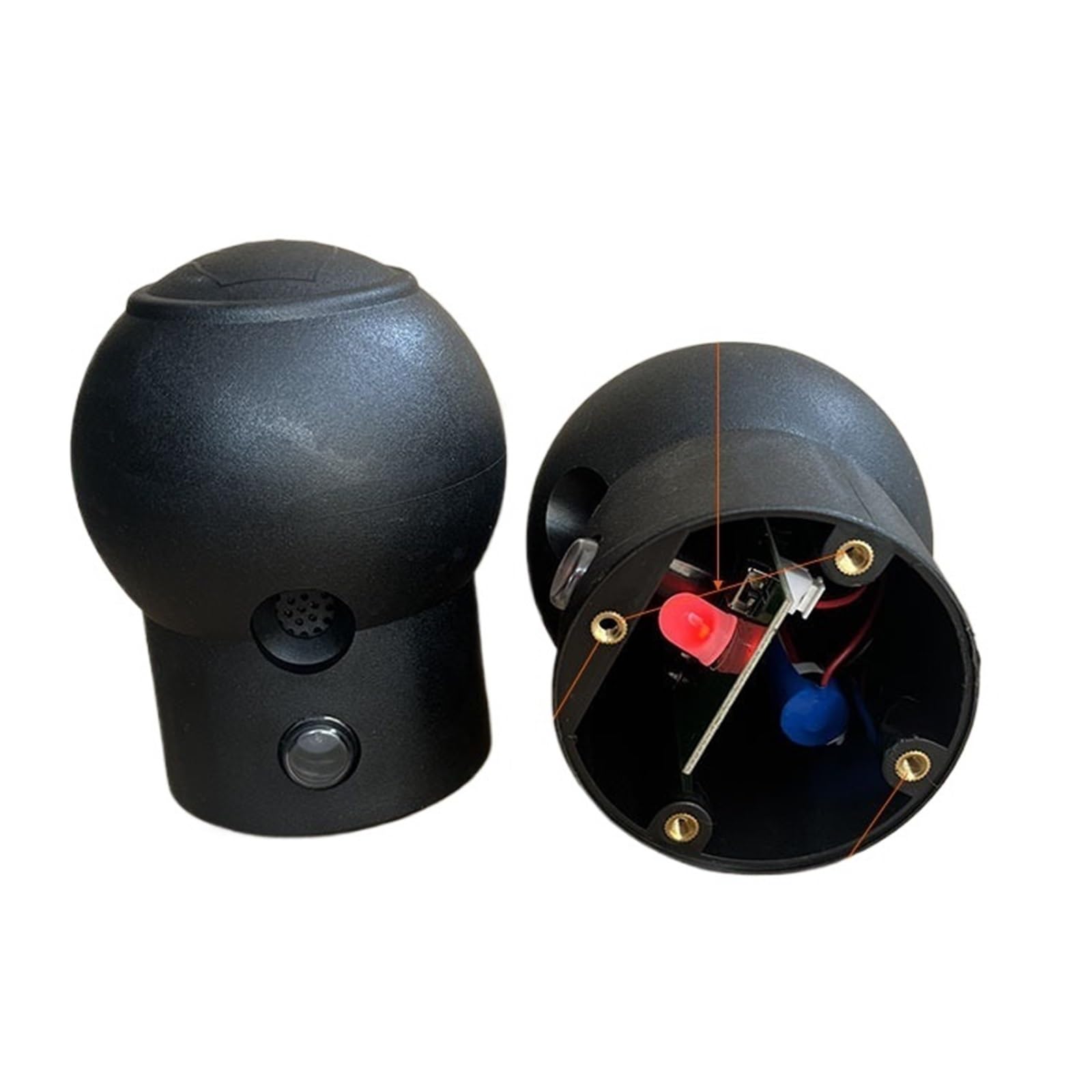 Dispositivo Antistatico, Eliminatore di elettricità statica a sfera for il corpo umano, scaricatore industriale antideflagrante, testa a con allarme vocale intelligente, suono e luce(Voice alarm)