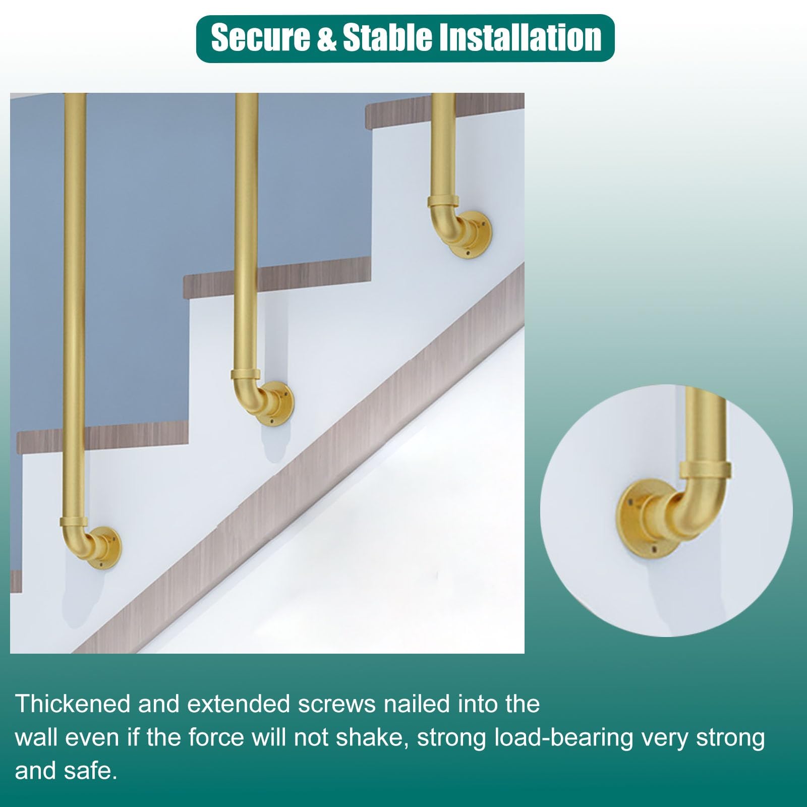 Regulowane czarno-białe żelazne tralki schodowe - nowoczesne wrzeciona balustrady do wnętrz DIY konfigurowalne wysokości 30-60 cm idealne do dekoracji loftu i domu (1 sztuka 61 cm)