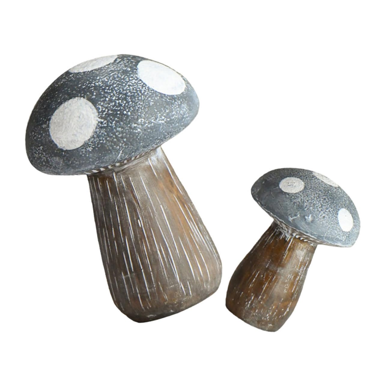 Figurines de champignons pour décoration de jardin unique et aménagement de parterre fleuri