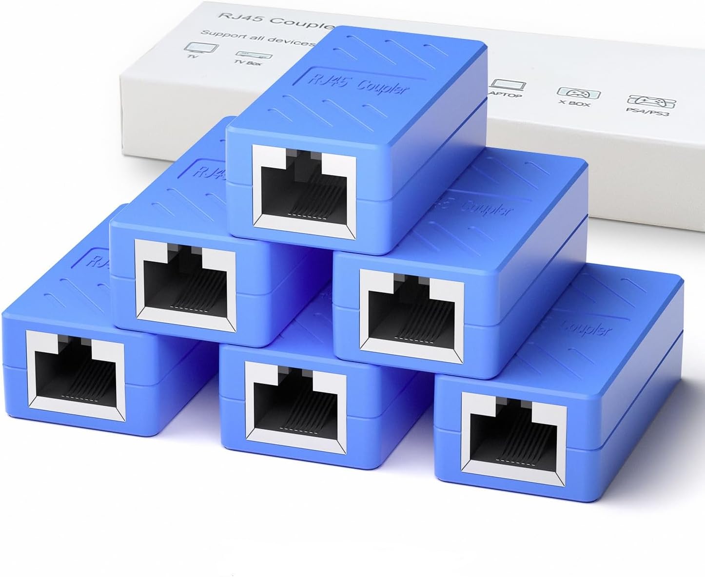 Dingsun RJ45 Coupler, Play and Plag Cable Extender