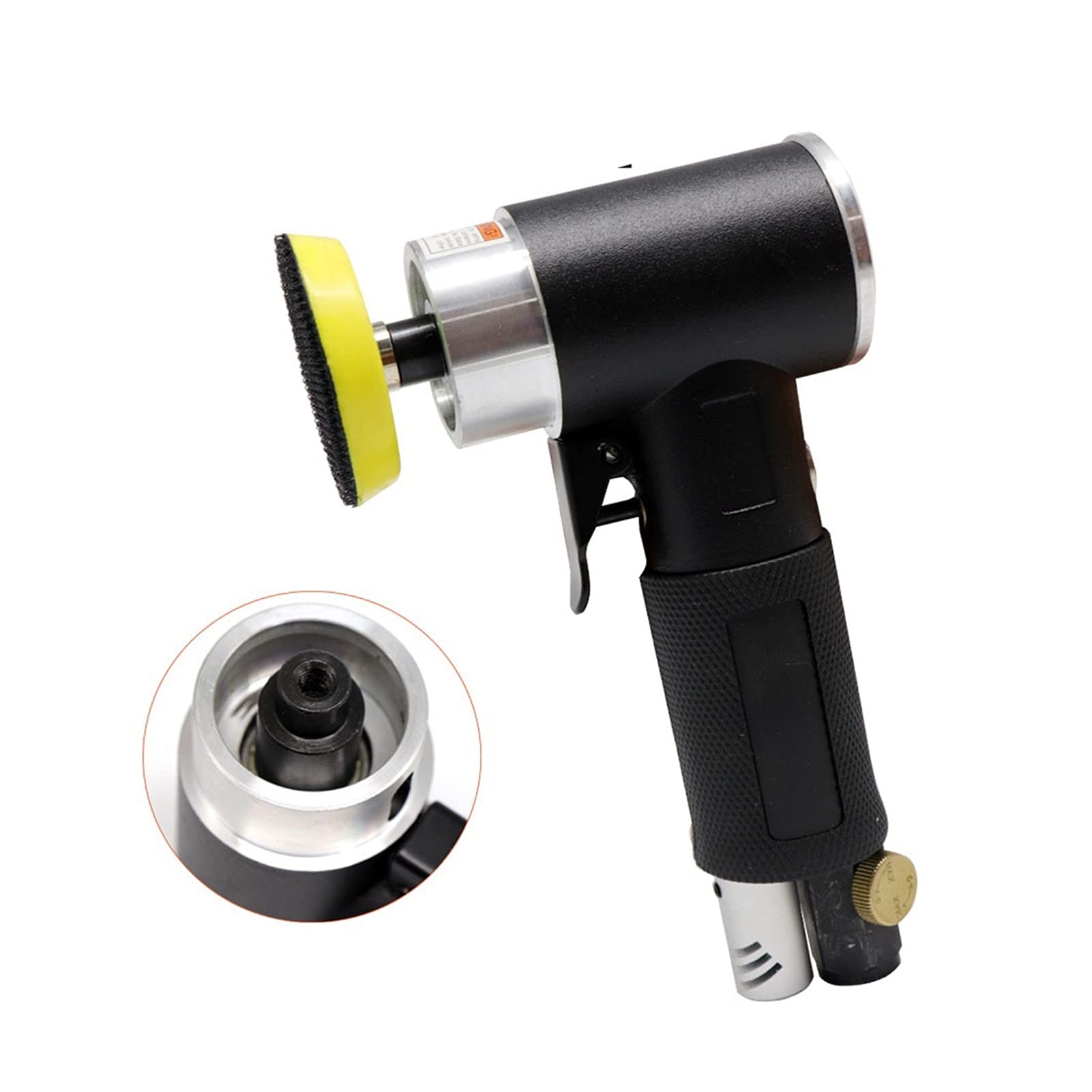 LNHHG Mini Pneumatic Angle Sander Grinding Mach Polishing Machine 1/2/3 inch Air Sanding Tools for Car Polisher