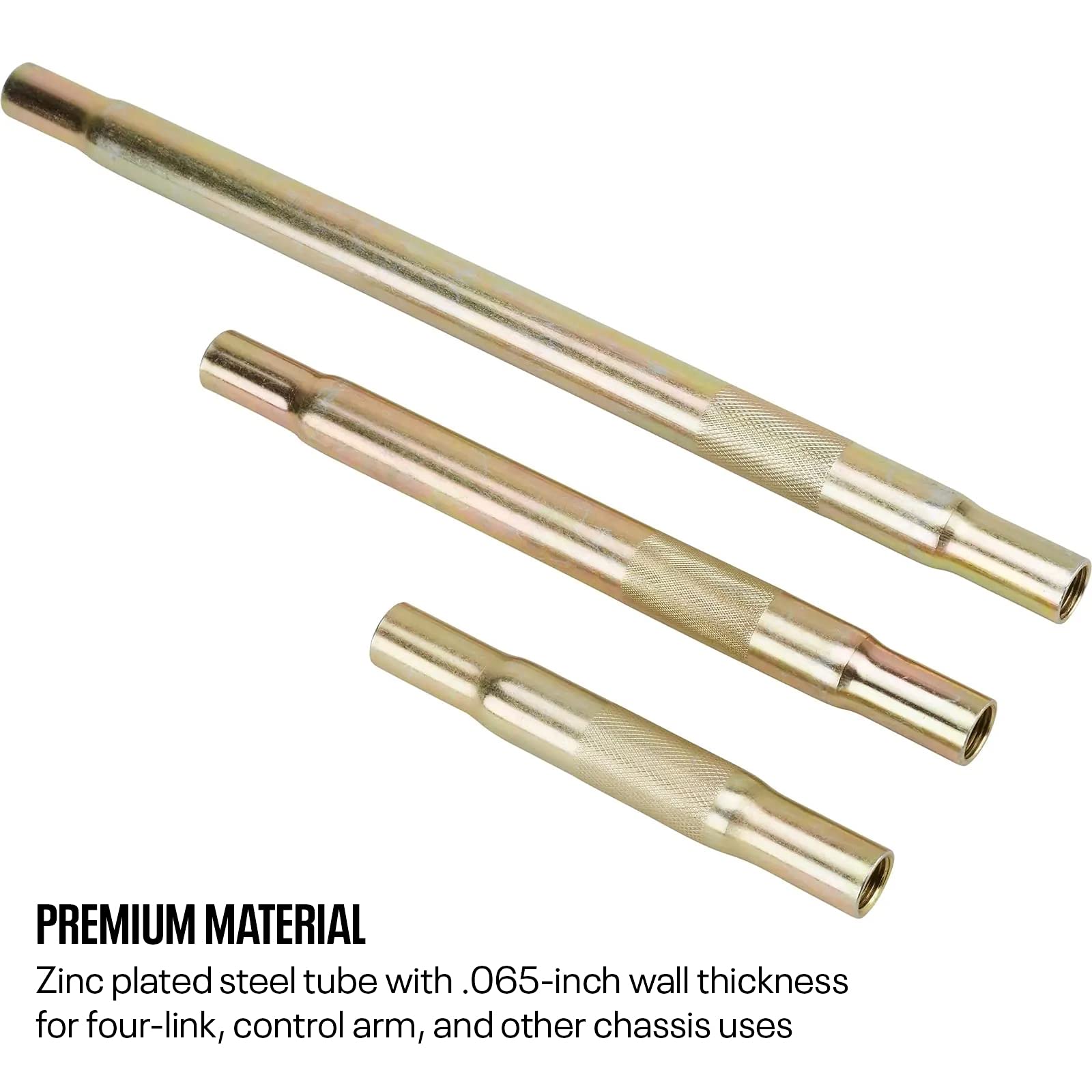 Swedged Steel Tube for 5/8-18 Thread Rod Ends, 7/8 OD, 20 Inch Long