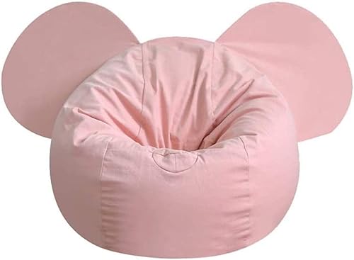 DLOETT - Mini puf con diseño creativo y lindo de dibujos animados para niños, para interiores y exteriores, lavable (color E)