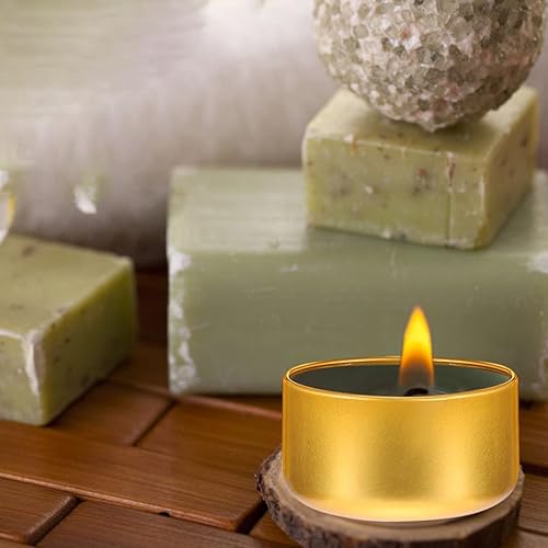 Miniatura 2 de Ciieeo Latas de metal para velas, latas de lata de 24 piezas, latas pequeñas con tapas caja de lata latas de 2 onzas con tapas Latas de aluminio de