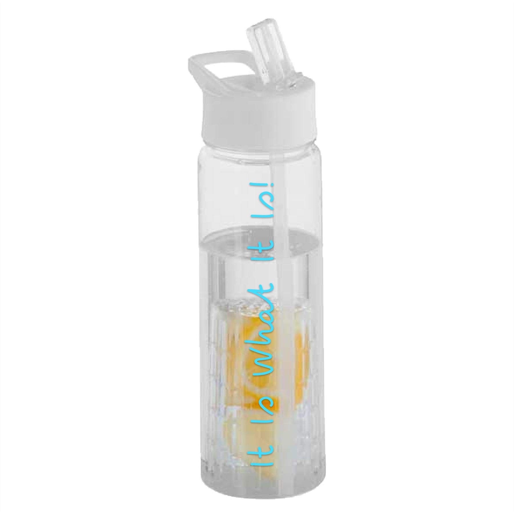 CNC GroupWater Bottle Love 740ml Island Inspired - It Is What It Is! Message On Plastic Bottle, Funny Gift For All Occassions
