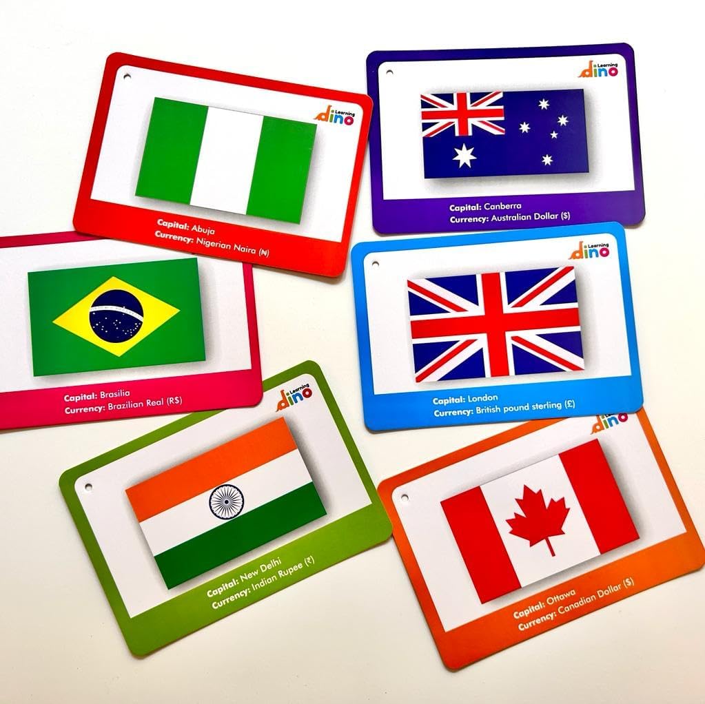 World Countries Flashcards | World Country Flags Flash Cards for Kids - 50 Country, Continent, Capital, Population Country Flag, Economy, Languages, Currency Flashcards (B0CKPSPMQ6) Amazon Price History, Amazon Price Tracker