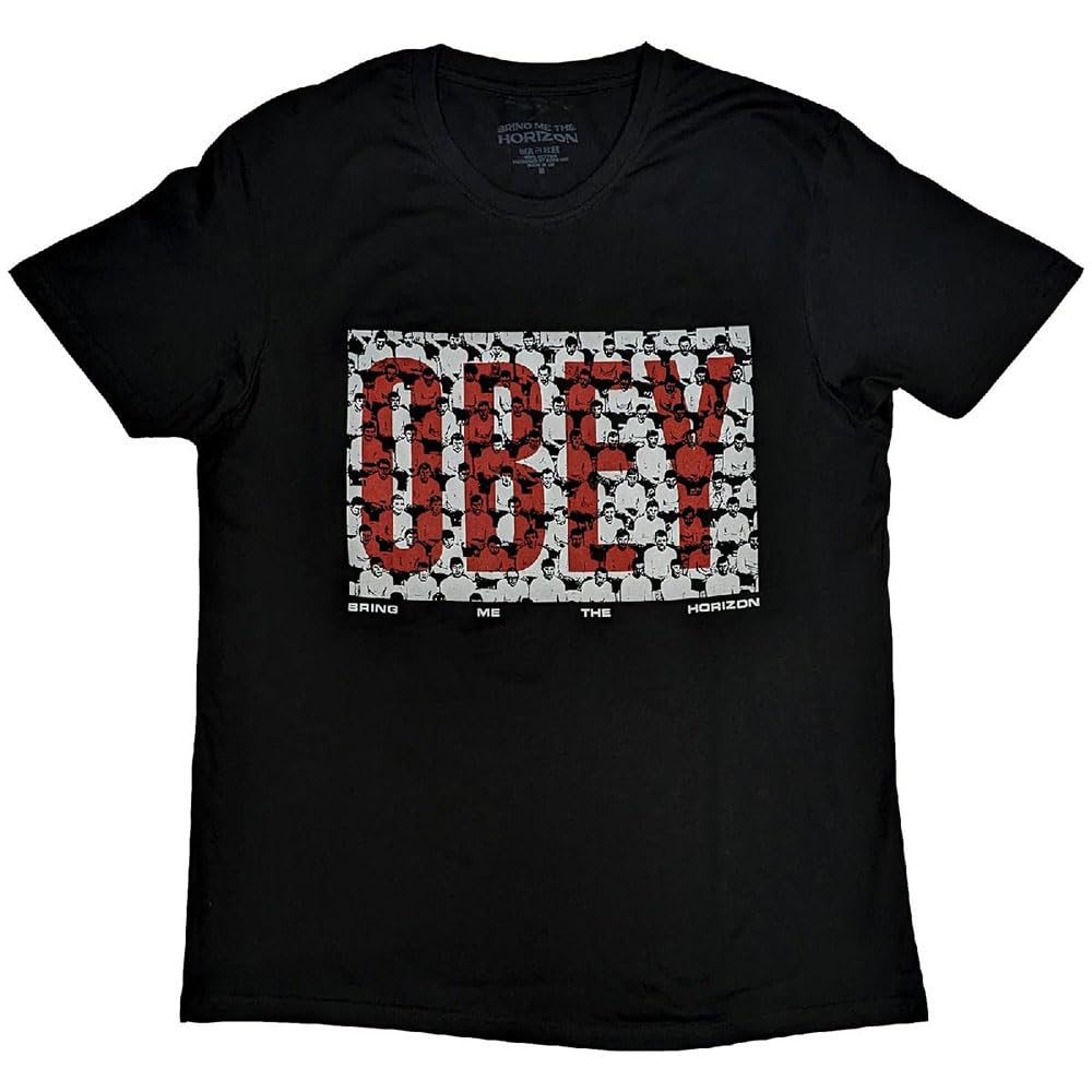 Rock Off officially licensed products Bring Me The Horizon Obey T Shirt S Black