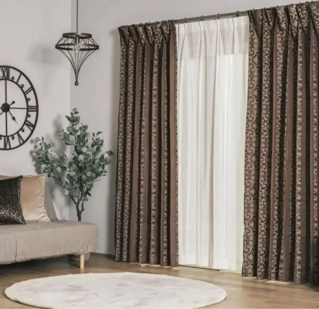 Amazon.co.jp: ノーブランド品 バリ風カーテン バリカーテン 1枚