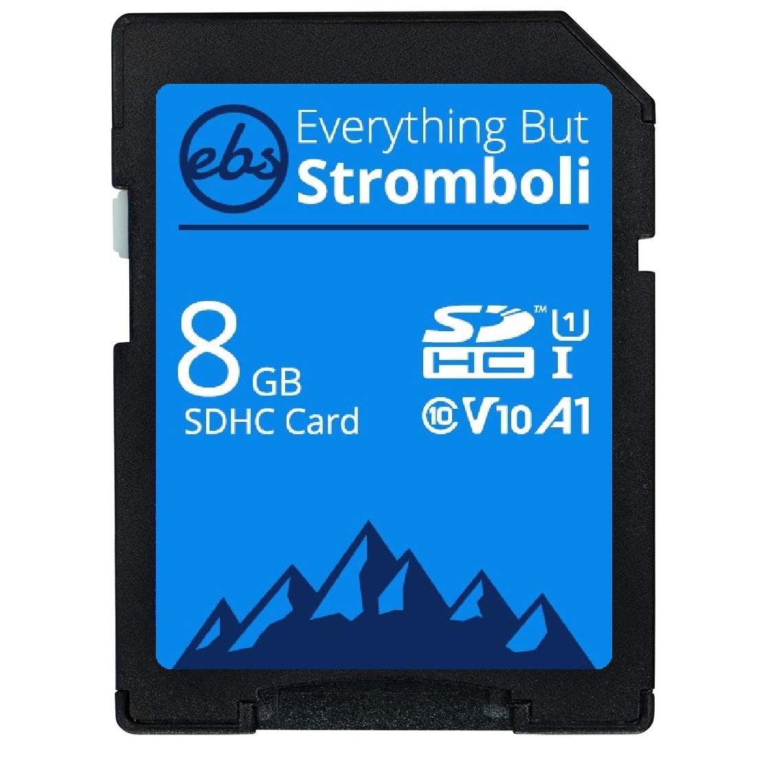 Everything But Stromboli 8GB SD Card Class 10 UHS-1 U1 V10 Video Speed C10 8G SDHC Memory Card for Compatible Digital Camera, Computer, Trail Cam