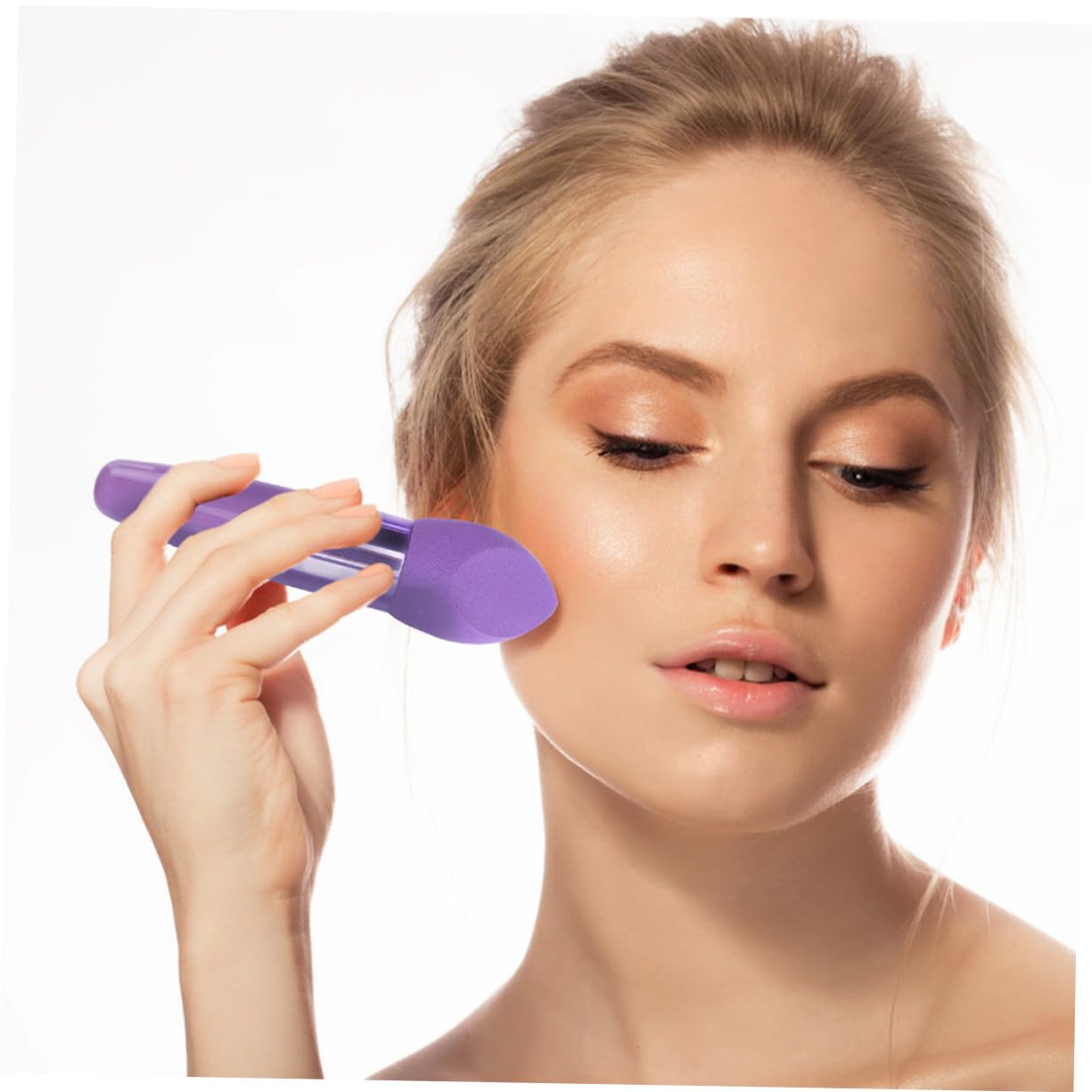 Anneome Spugne per Trucco Portatile e Delicato a Forma di Penna per Set 6 Pezzi in Lattice Adatto per Uso Quotidiano e Professionale Uso Quotidiano e Professionale