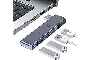 USB Hub for Laptop, MOGOOD USB Hub 3.0 Ultra-Slim Data USB Hub