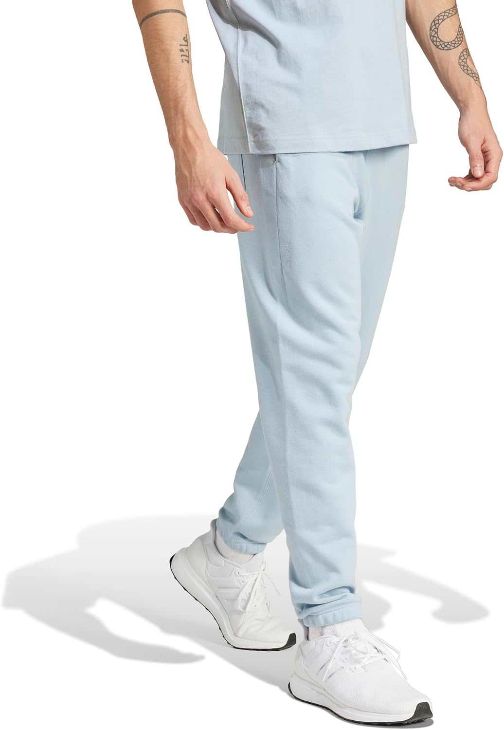 adidas Mens All Season Fleece Joggers Casual - Blue - Image 2