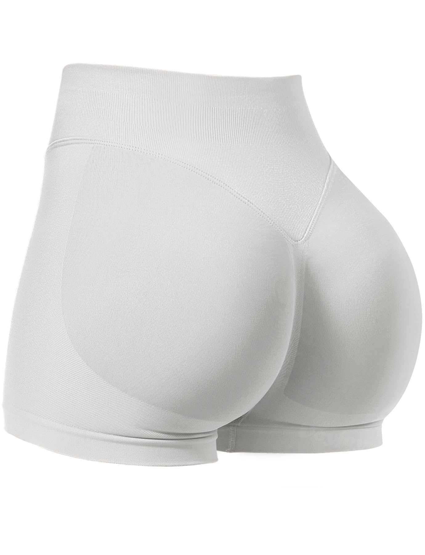 VOYJOY Women Workout Impact Shorts 2.5"/ 3.6"/ 4.5"/ 6" Scrunch Butt Booty | Tummy Control, High Waisted, Bike Short, Gentle Compression, for Women