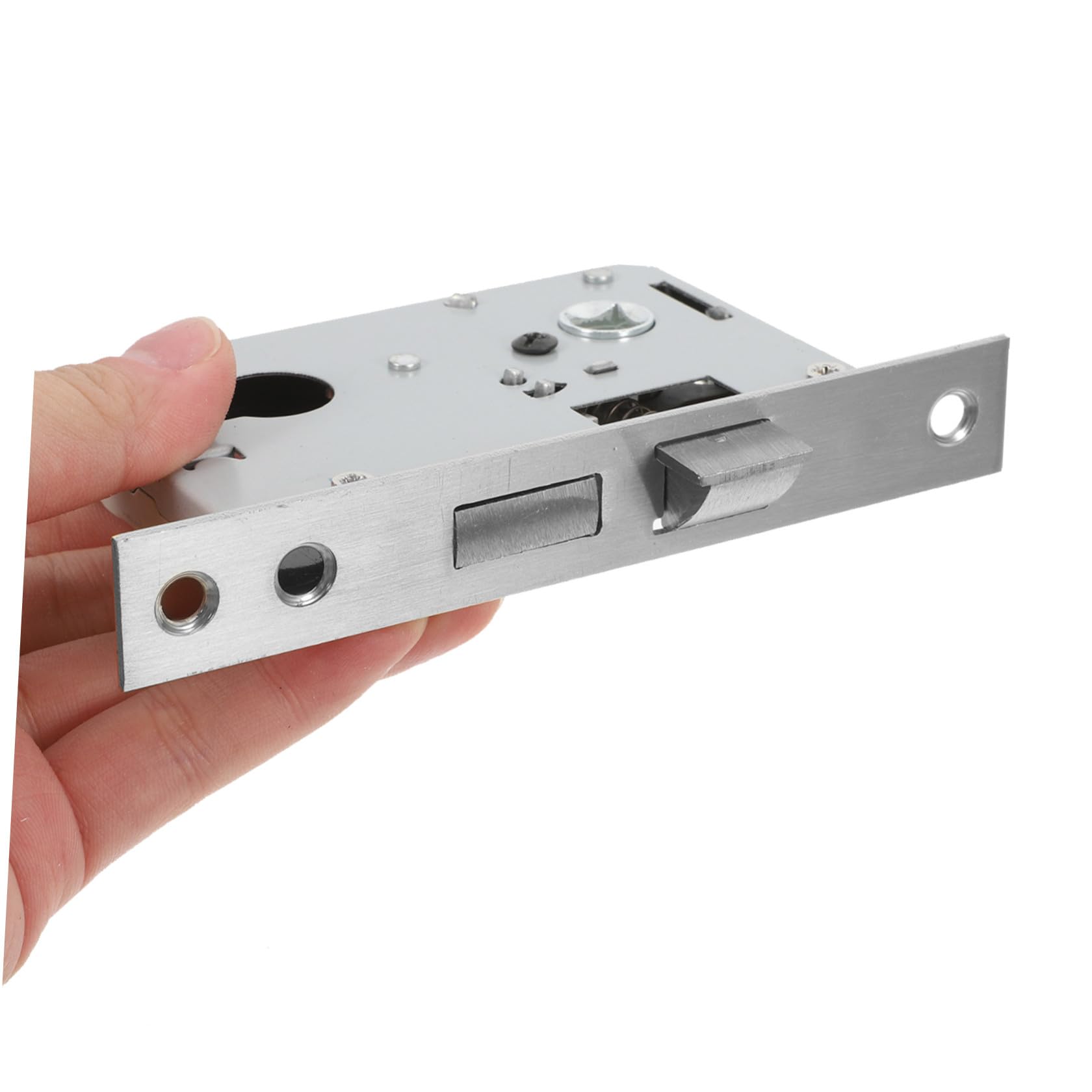 Manija de Puerta Principal con Cerradura Antirrobo de Acero Inoxidable