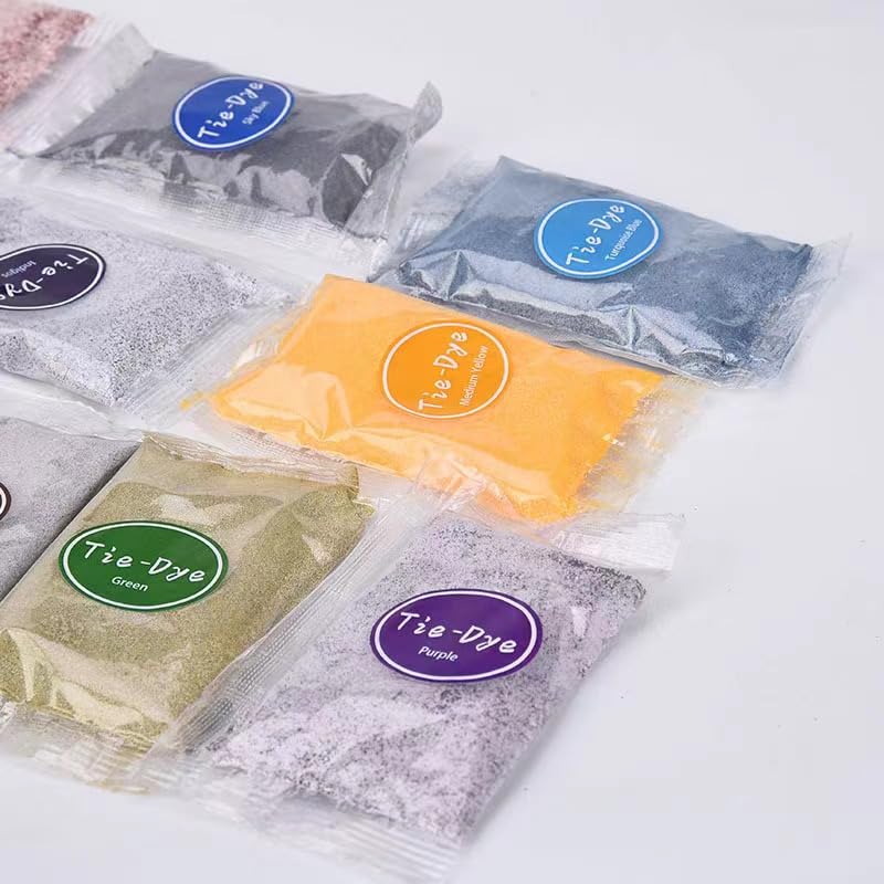 36 Colors Tie Dye Powder, Rainbow Tie Dye Powder Fabric Dye for Tie Dying, Tie Dye Kits DIY Coloring Party Supplies Suitable for Children Adult (36 Colors) - Image 8