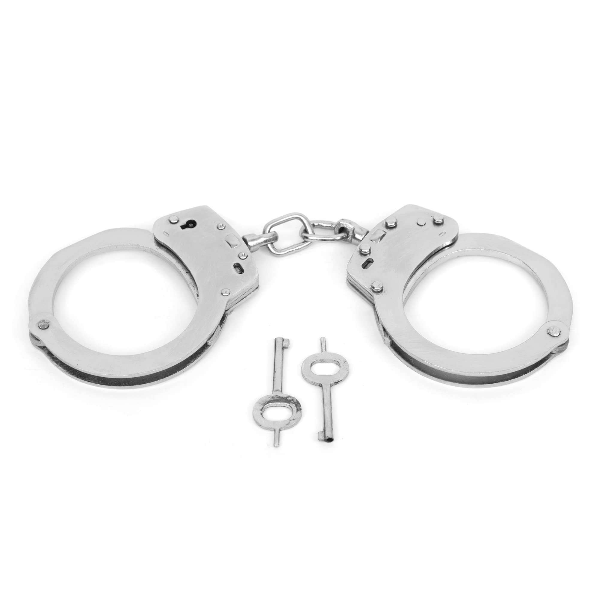 Vintageware® Carbon Steel Handcuff Hathkadi with 2 Keys for Police, Theatre, Role Play, Movie, Drama Or Stage Performance Adjustable Handcuff (B0D7RT8MQB) Amazon Price History, Amazon Price Tracker