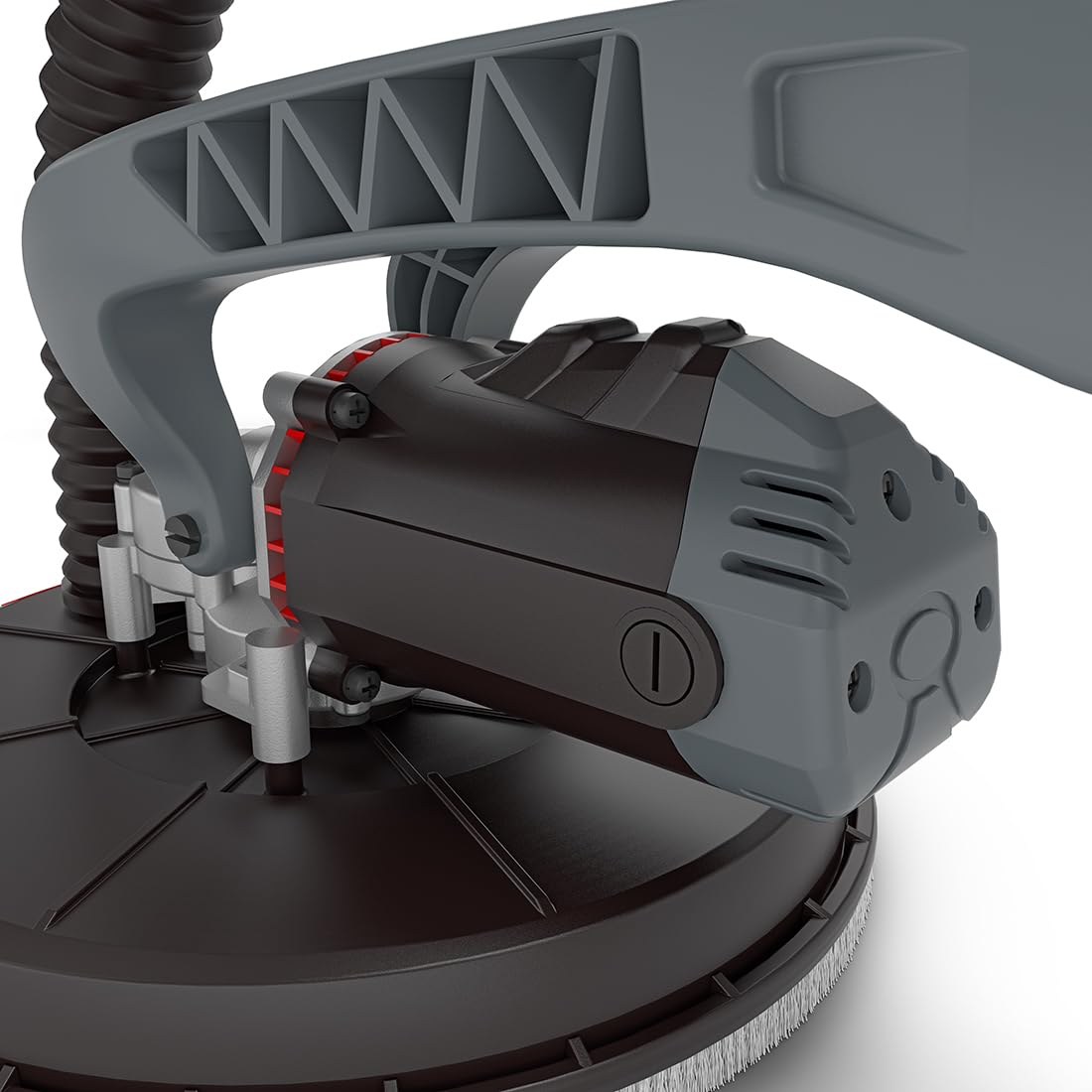 MENZER Levigatrice a Collo Lungo LHS 225 VARIO con Tecnica Telescopica, per una Levigatura Quasi Priva di Polvere, incluso Set di Dischi Abrasivi Ultranet