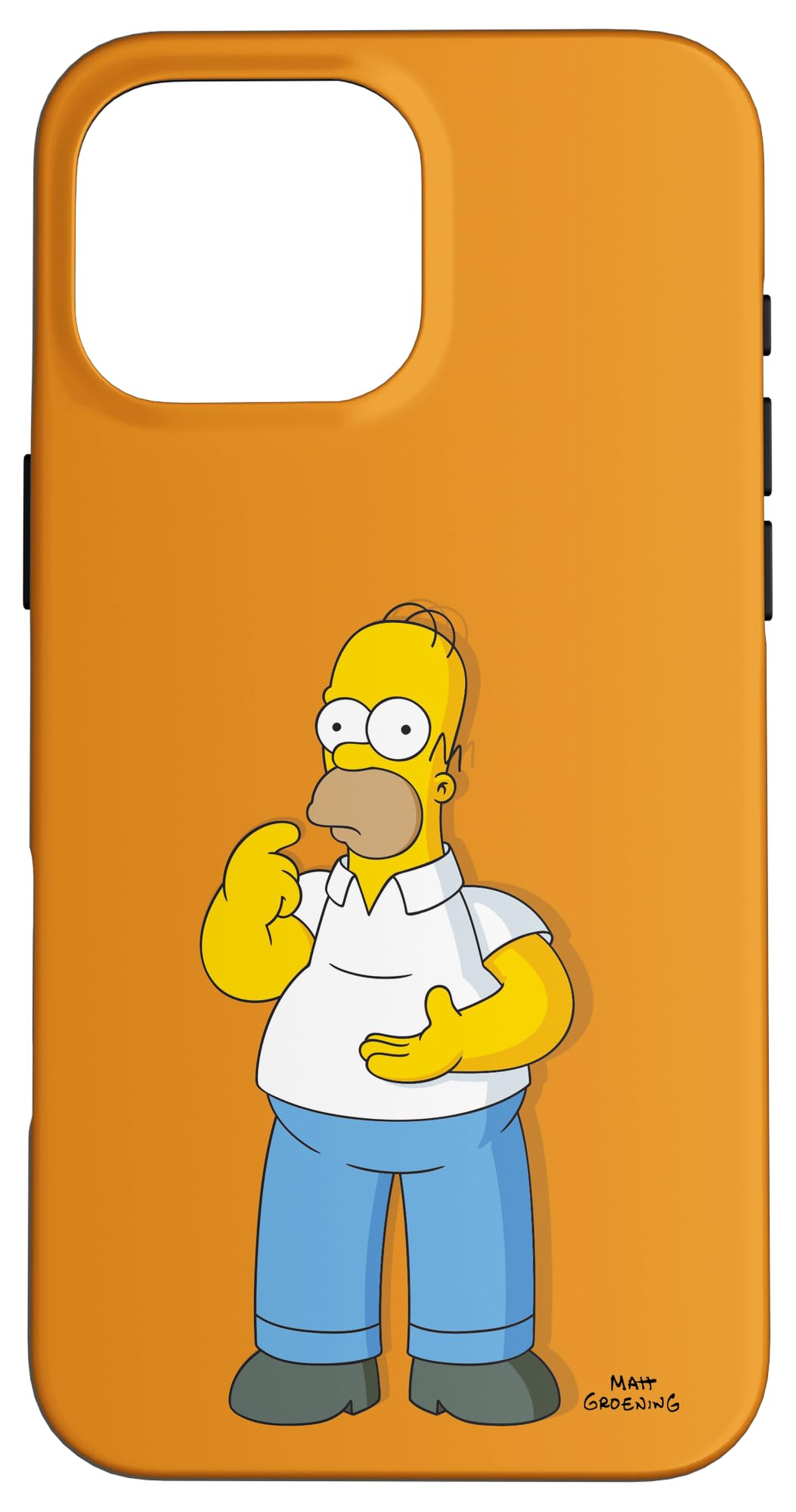 Amazon.com: The Simpsons Homer Simpson Duff Brown Case for iPhone
