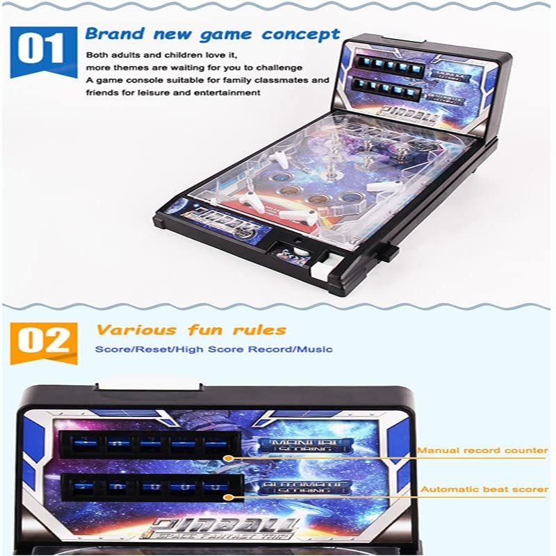 Amazon.co.jp: ANSNOW 電子ゲームピンボールマシン、レトロアーケード