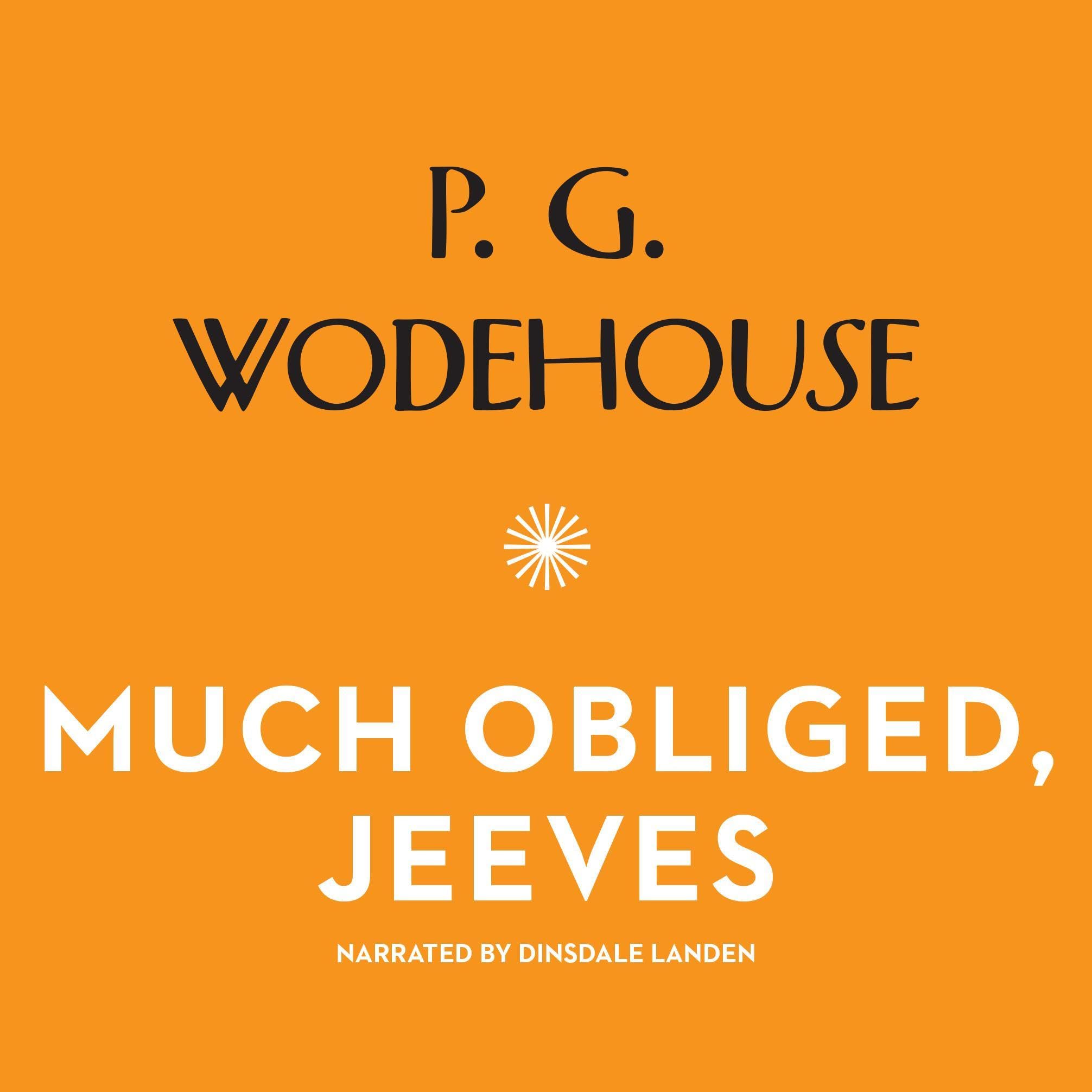 Cover art for Much Obliged, Jeeves