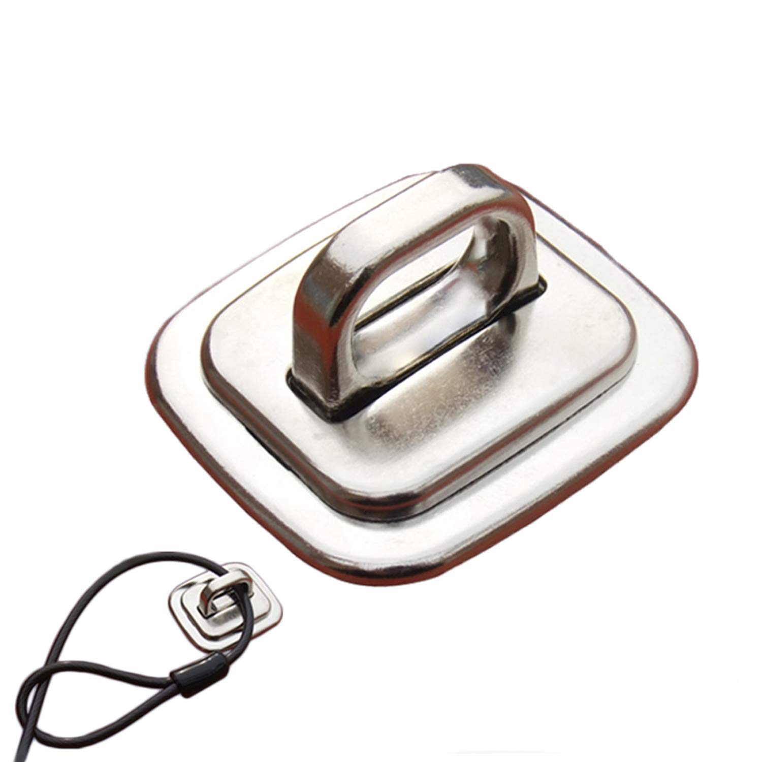 Security Anchor Base Plate for Keyed or Combination Cable Locks,Desk Mount Anchor Accessory for Cable Locks 1 pack