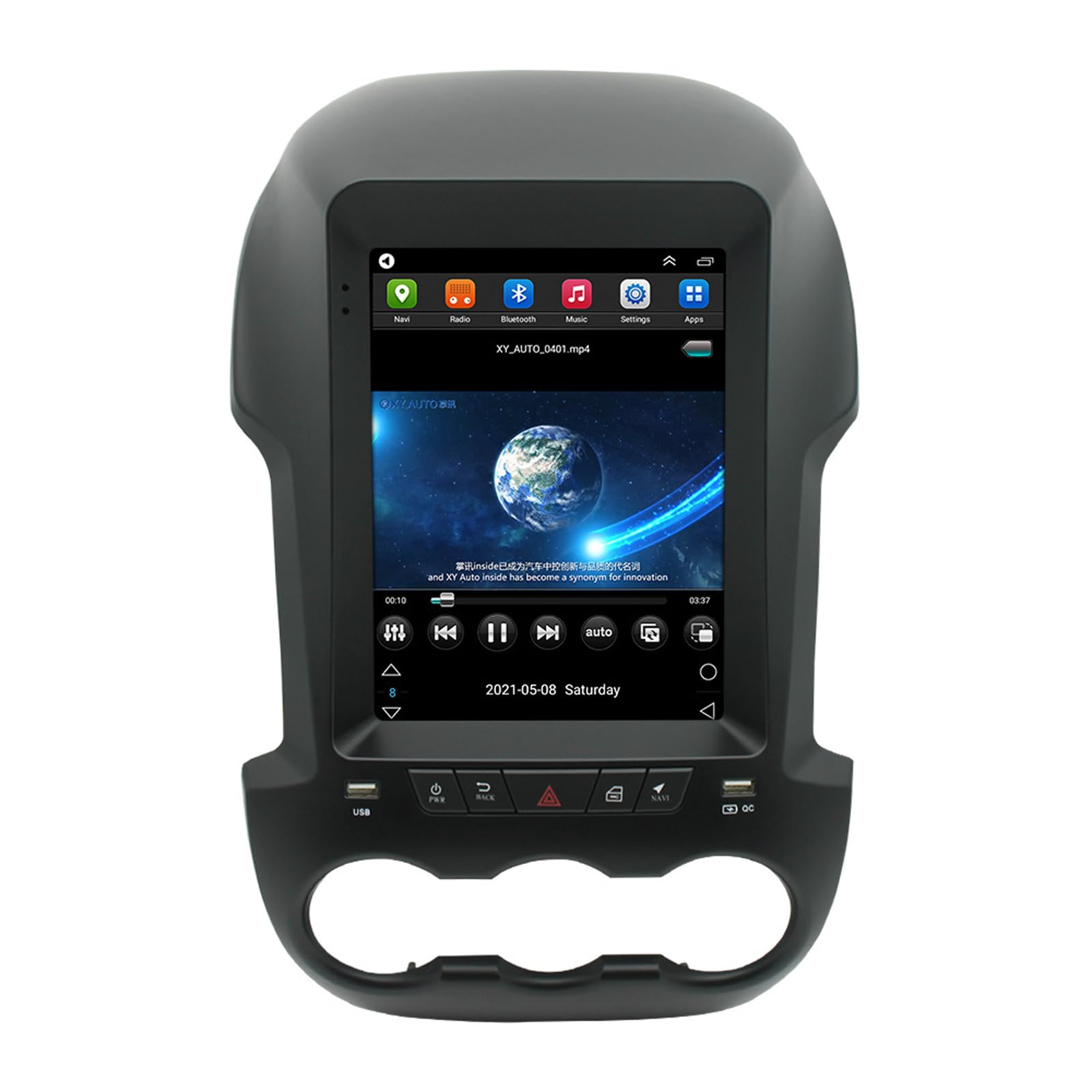 Für Ford Ranger 2011-2016 Wireless Android Auto Autoradio USB Bluetooth 8 Core 9.7" Android 13 Autoradio DAB+Radio CarPlay Navi Bluetooth DAB+Radio WiFi FM (4GB RAM+ 64GB ROM)