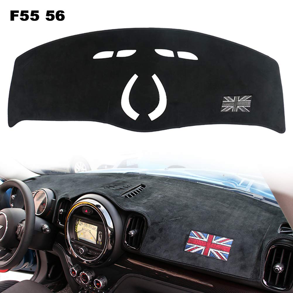 PGONE Custom Fit Dashboard Black Center Console Cover Dash Mat Protector Sunshield Cover Pad Carpet 