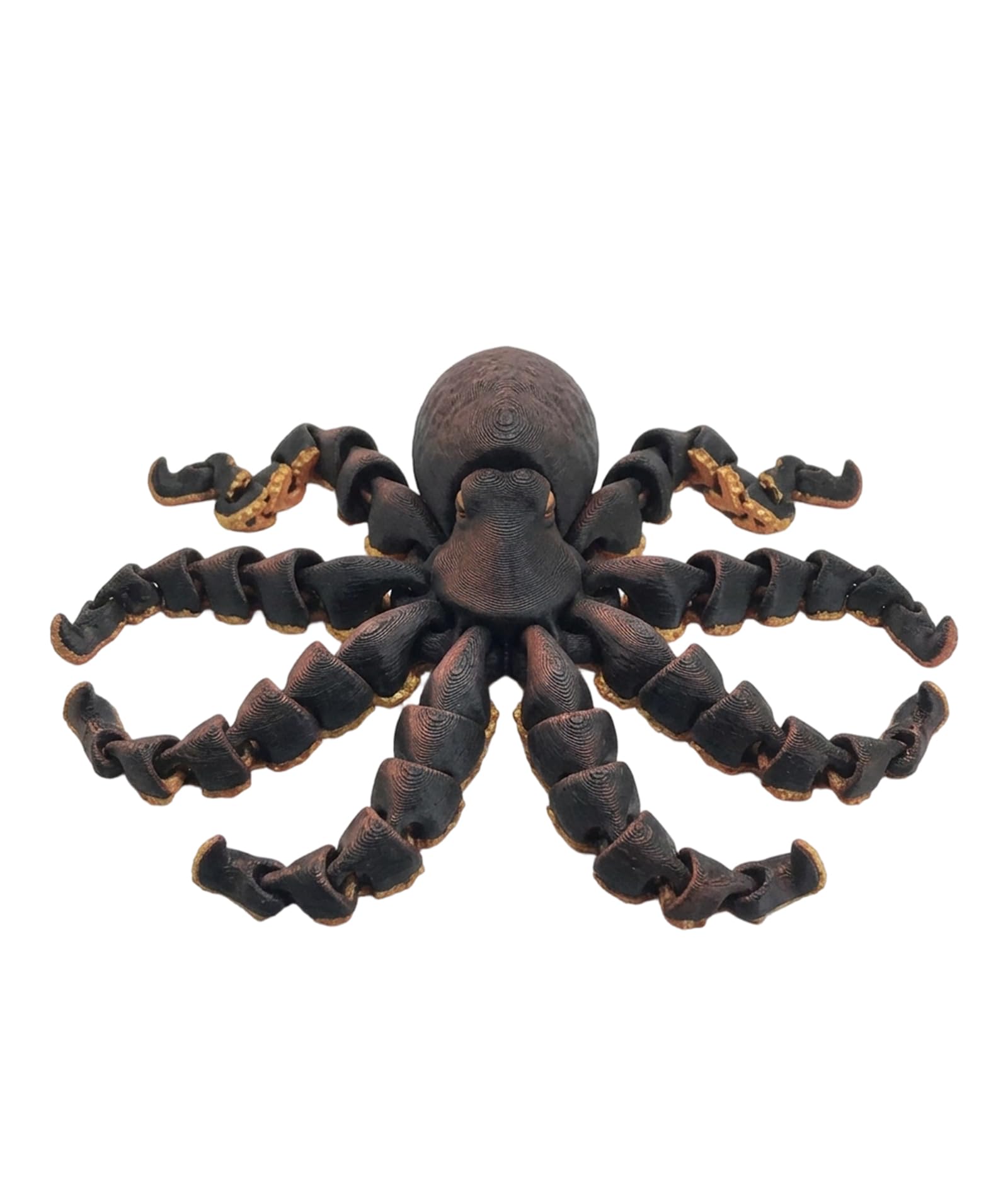 1PCS 3D Printed Toys, Snake Toy and Cool Toys for Boys, Creative Play and Collectible Display, Play Sessions and Collector Display Decoration Black and Red Octopus Design-image-12