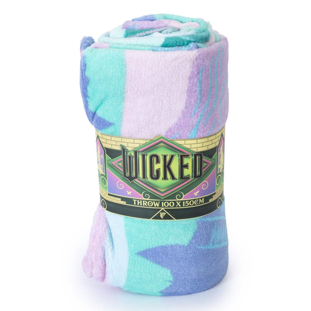 dreamtex Wicked 2 For Good Coral Blanket Bed Throw Cosy Bedding for Kids, Children100x150cm (FB2-WIC-FOR-M-20)