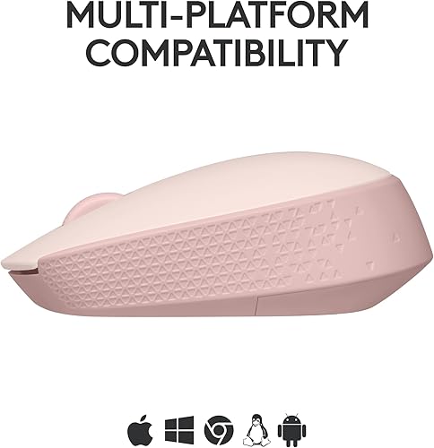 Miniatura 4 de Logitech Mouse inalámbrico M170, 2.4 GHz con mini receptor USB, seguimiento óptico, duración de la batería de 12 meses, PC ambidiestro, Mac y
