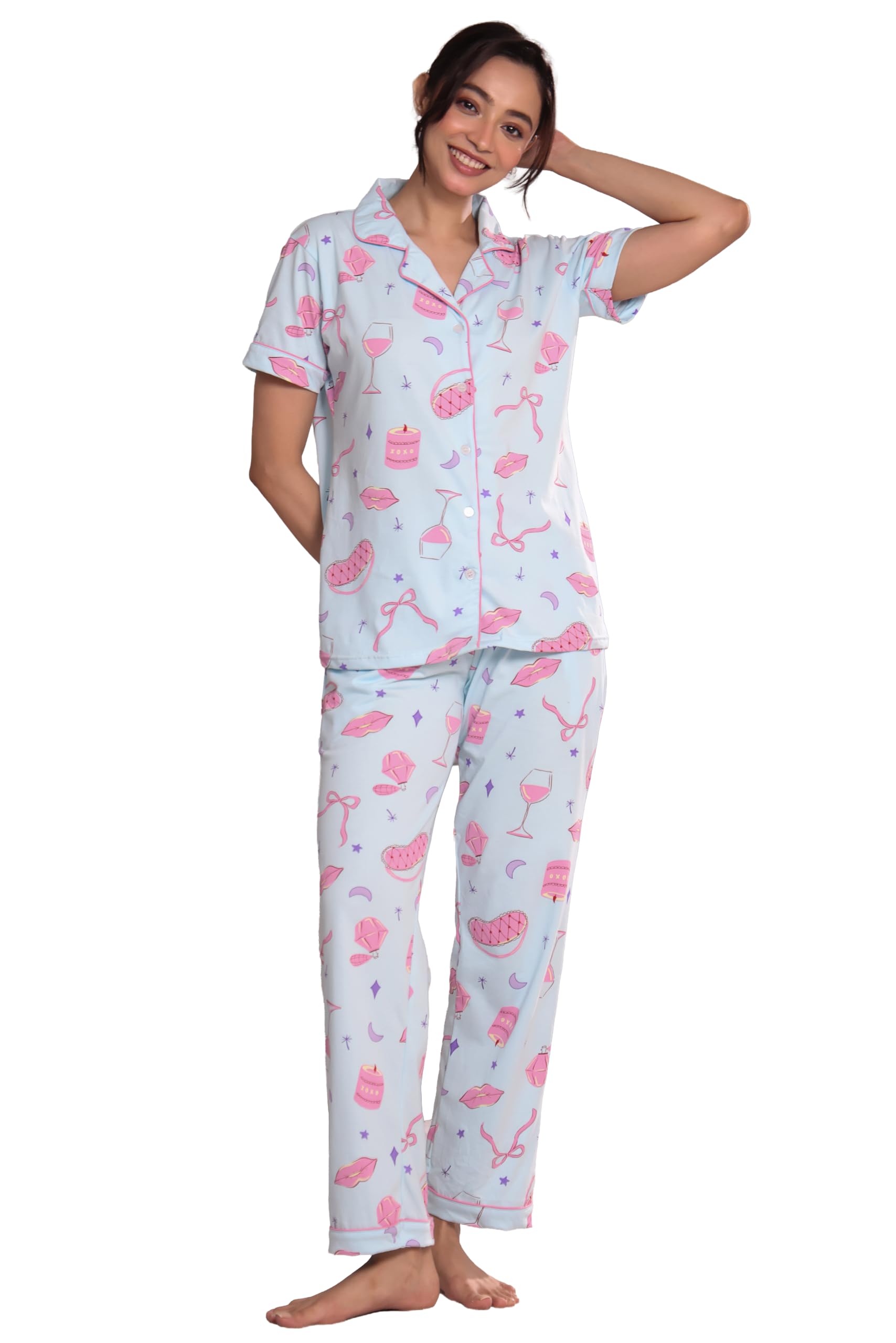 Pink Whisper Pyjama Set, Pink-picture-25
