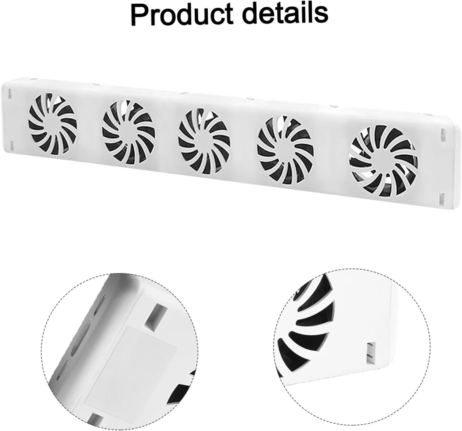 Household Radiator Fan Running Quiet Saving Energy Heater Fan Smart Radiator Amplifier Adjustable Speed with 5 Fans Easy Installation for Home Fans, Electric, Heat