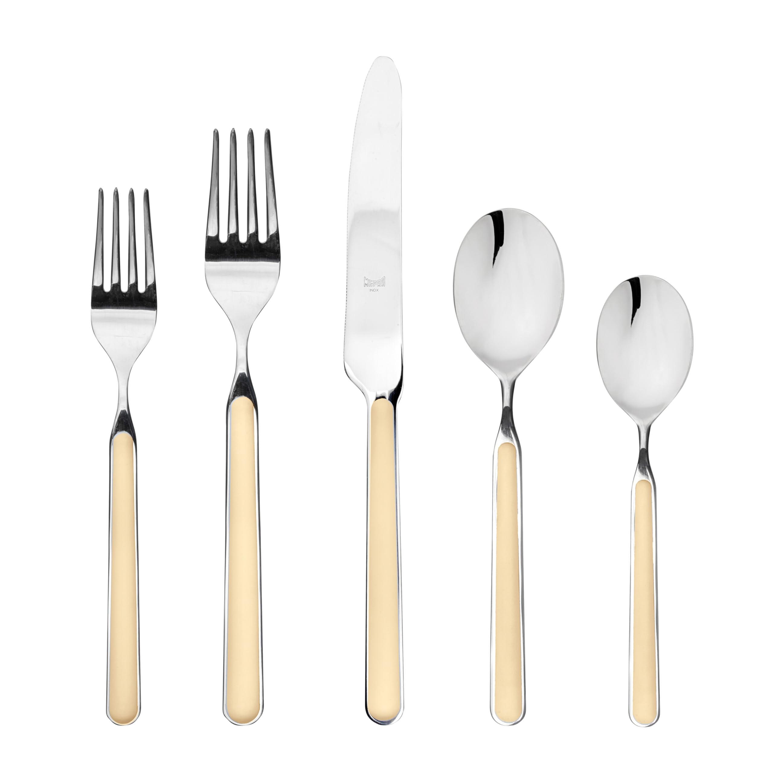 MEPRA 10N722005 Fantasia Petroleum 5-Piece Durable 18/10 Stainless Steel European and American Style Flatware Cutlery Set for Fine Dining, Dishwasher Safe - Service for 1 — Amazon image 10