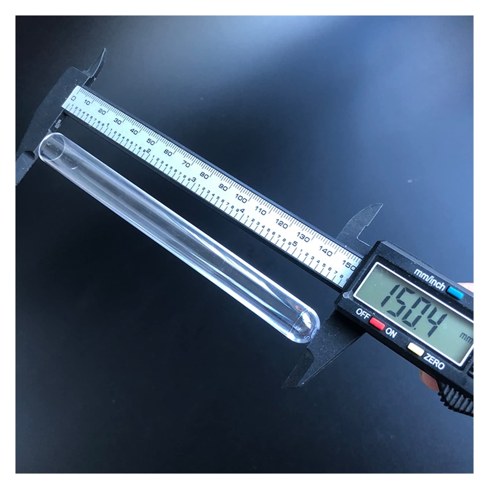 MENGKE 100 provette da laboratorio in plastica trasparente da 15 x 150 mm con tappi di sughero