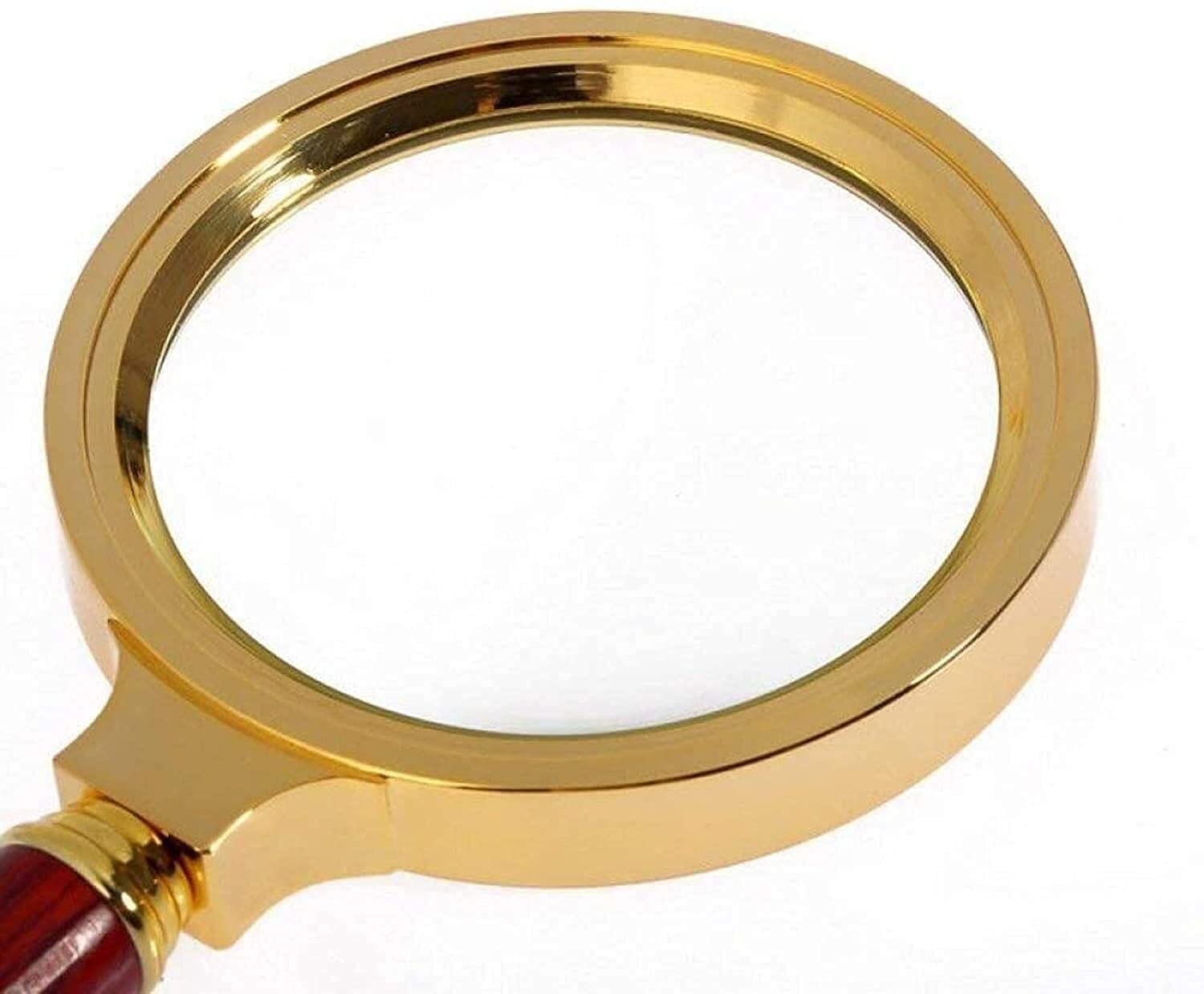 Lenti di ingrandimento Lente di ingrandimento ad Alta capacità di riconoscimento Adatta per la Lettura di Libri per Anziani Identificazione Oro 60mm 15X Lente d