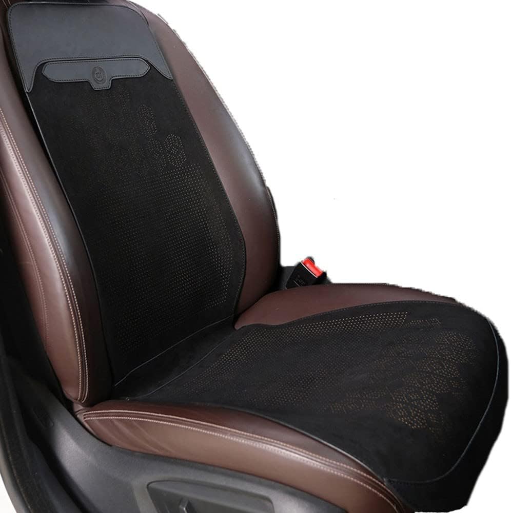 HYQHYX car seat Cushions for Driving Ultra-Thin Car Seat Cushion Wear-Resistant Comfortable Breathable Seat Cushion Tailbone Pain Relief Various Styles(Color:Black 1 seat,Size:)