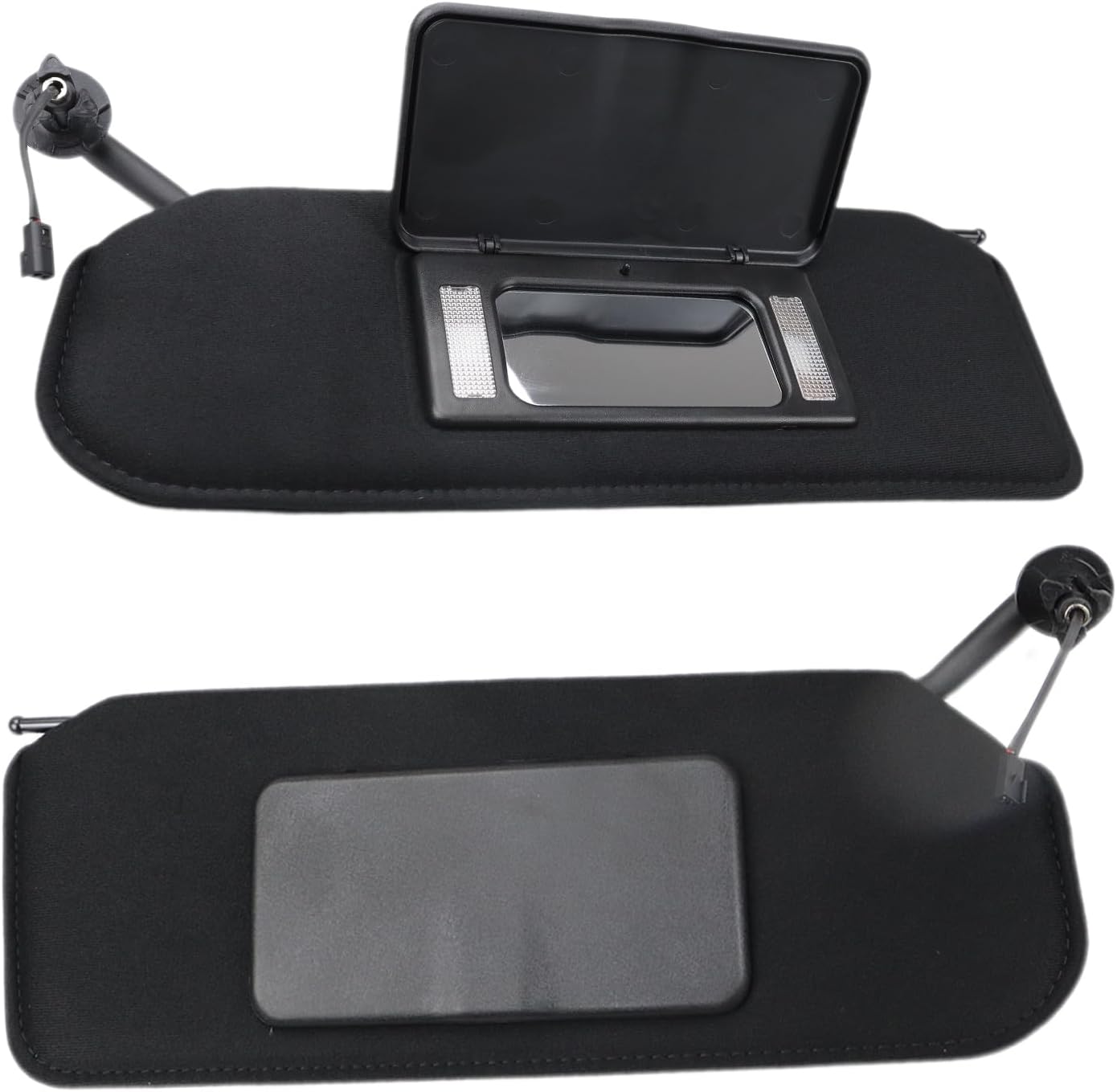 Pair Sun Visor Replacement with LED Light Compatible with