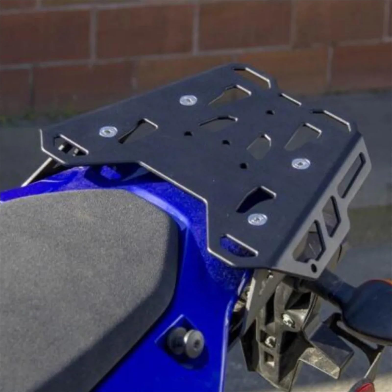 Uchwyt Topcase Zestaw bagażnika motocyklowego do Yamaha Tenere 700 T7 Rally T7 2019 2020 2021 2022 motocyklowy Wspornik(Silver)
