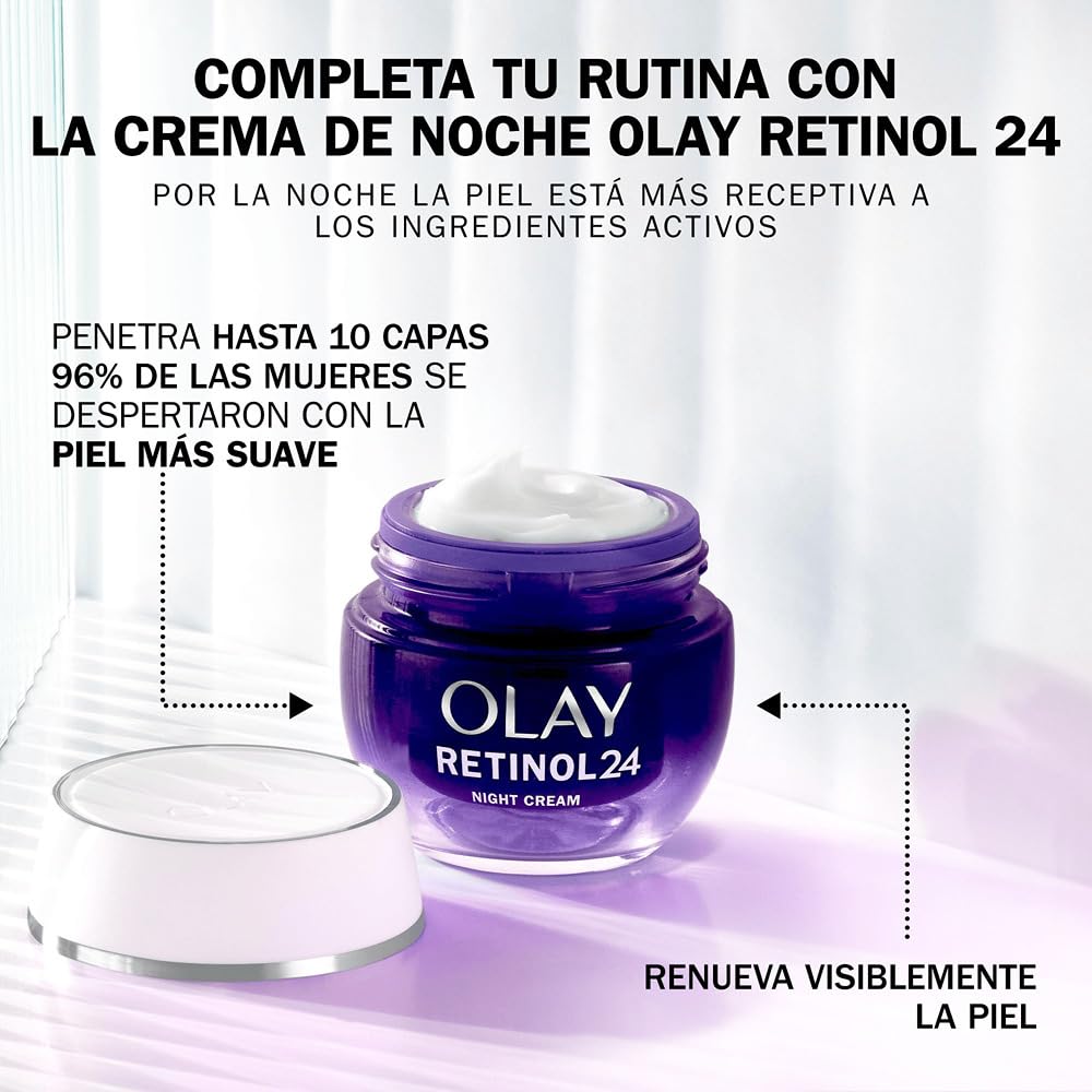Olay Collagen Peptide Crema de Día Hidratante Facial, Con Niacinamida y Vitamina E. Cuidado Well-aging de la Piel: Fortalece, Restaura, Hidrata, 50ml