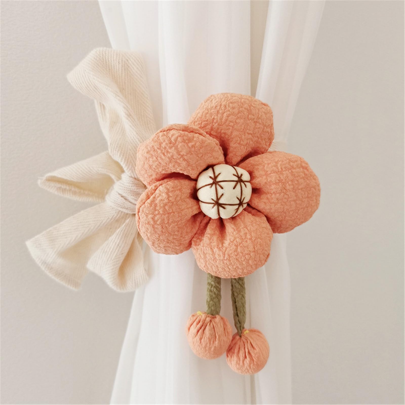 Confezione Da 2 Fermatende A Forma Di Fiore, Lavorati A Mano Per Decorare Casa E Ufficio Fiore Di Zucca 76897312