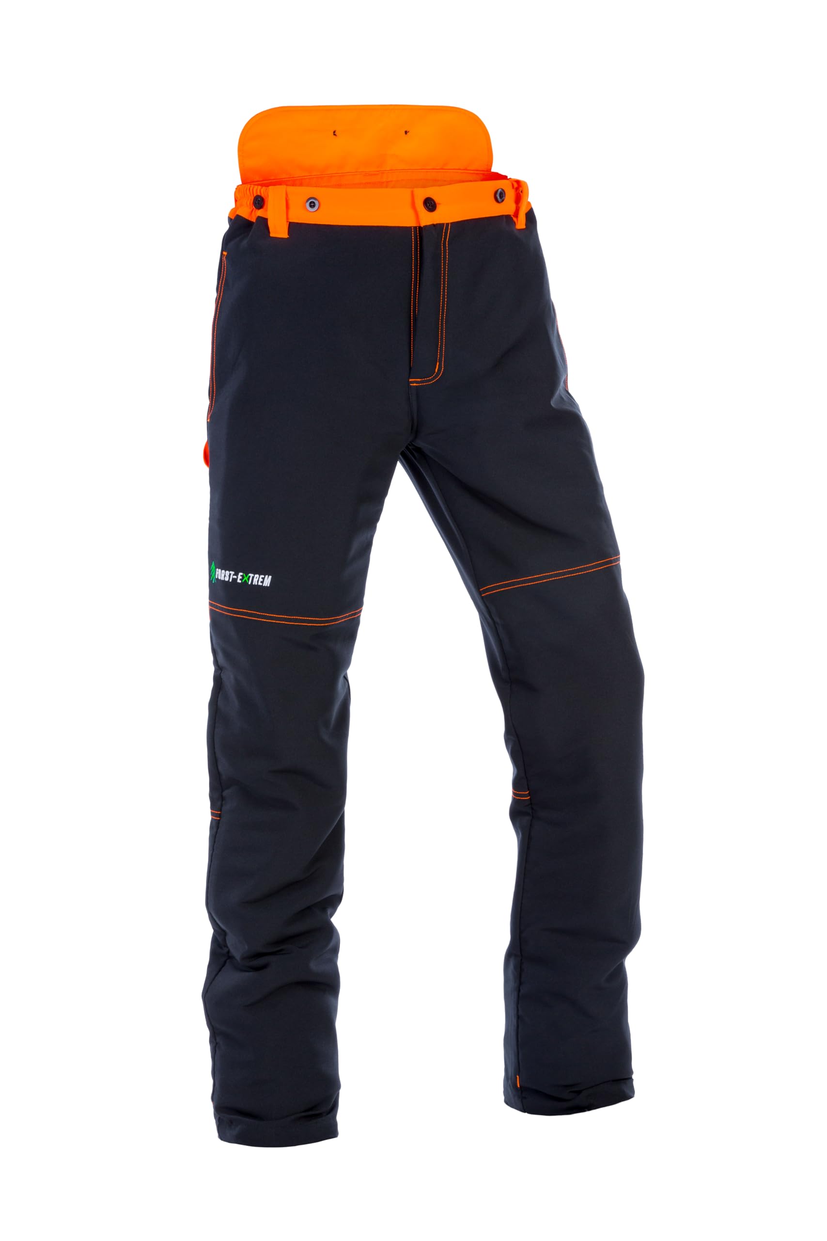 Beginner 2.0 Schnittschutzhose, Schnittschutzklasse 1 (20 m/s), anthrazit-orange oder rot-gelb