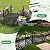 Giantex 3.3 FT Metal Garden Bridge, 330 lbs Capacity Outdoor Landscape Bridges with Powder-Coated Finish & Scrollwork Rails, Decorative Bridge for Backyard, Lawn, Garden Pathway, Easy Assembly