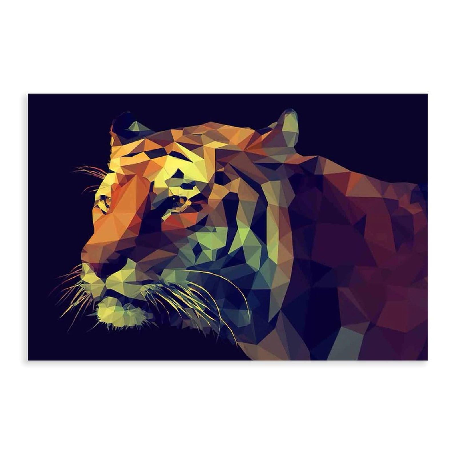 Bareronor Abstract Tiger Poster Canvas Poster Bedroom Decor Landscape Office Room Decor Gift 20" L X 30" W