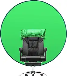 fundo fotografico,fundo verde,tela verde chroma key 143 cm Dobrável dupla face, capa de cadeira, tecla cromada, tela de fundo para transmissão, fotografia, chroma key, jogos, zoom, chat de vídeo