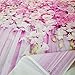 5x6.5ft Pink Flower Backdrop Photography Background Wedding Background Floral Photography Backdrop Dessert Table Decor Birthday Banner D-9354